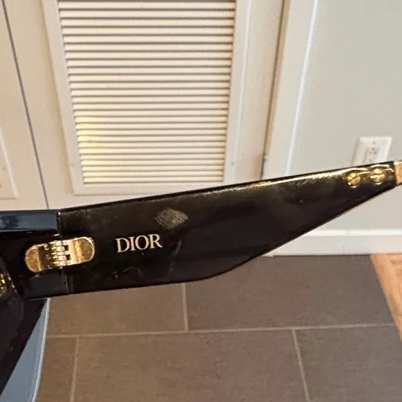 Dior Shield Tinted Sunglasses and Case - Picture 5 of 11